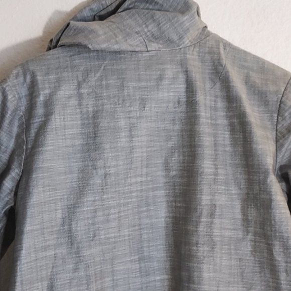 Disney World Minnie Mouse Rain Jacket Gray Glittery Logo Size Medium - Picture 6 of 15